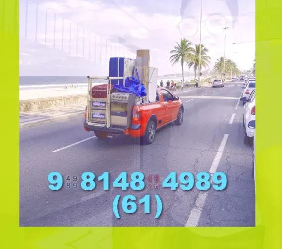 Mudança? Rápida! Frete disponível hoje mesmo! Contate W1G2: 61?9?9418?9891