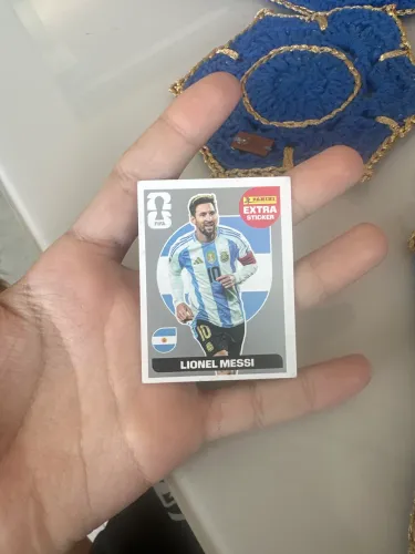 Figurinha Copa- Legend prata Messi 2026
