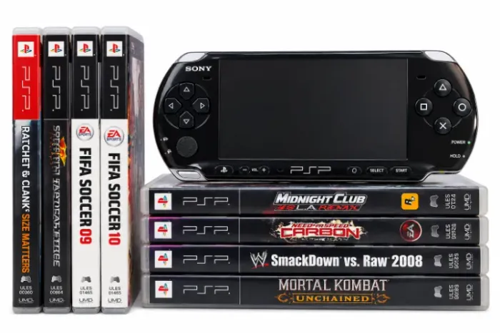 PSP + 8 jogos incluidos