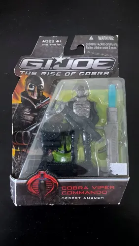 Boneco GIJoe Cobra Viper ComanderThe Rise Of Cobra