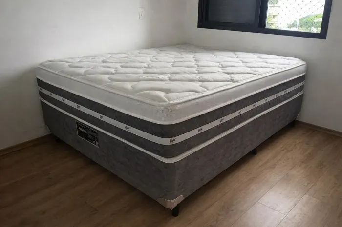 Cama Box Casal Castor Lausanne Completa - Pouquíssimo Uso (Quarto de Hóspedes)