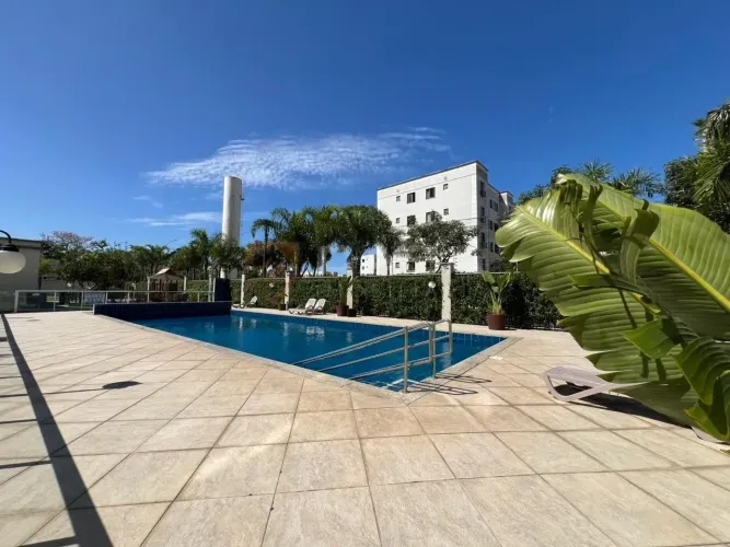 Apartamento de 1 Quarto  Térreo e Lazer de Clube no Condomínio Boa Esperança