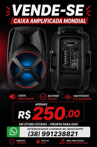 Vendo caixa de som em ótimo estado, contém todos os itens.