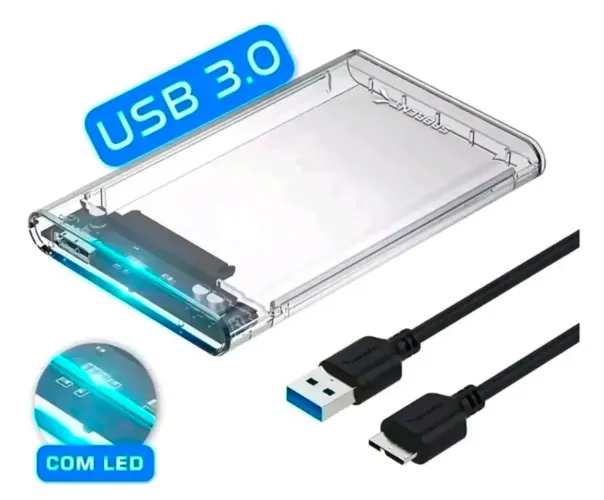 Case pra HD externo USB 3.0