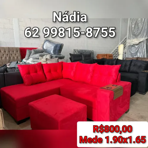 SOFÁ VERMELHA 