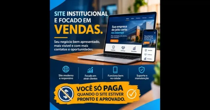 SITE PRONTO SÓ VALE A PENA SE FUNCIONAR PRA VOCÊ