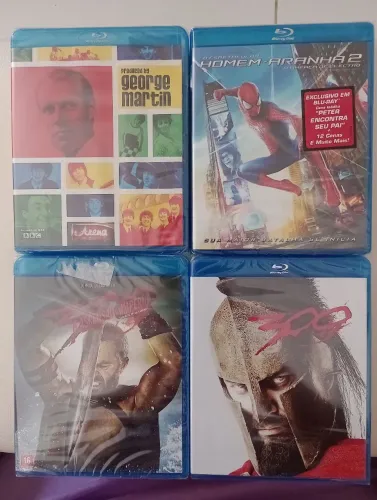 4 BLU RAY - FILMES (NOVOS/LACRADOS)
