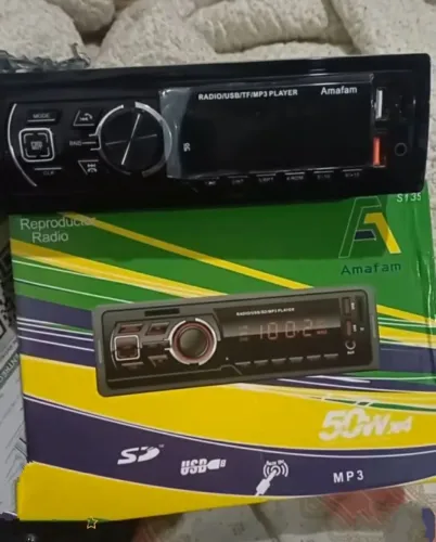 Aparelho de Som Automotivo Bluetooth Black Piano