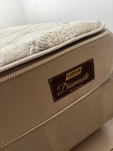 MUDANÇA - Cama Box Queen Diamante Gazin Molas Ensacadas