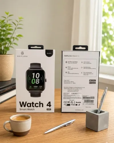 SMARTWATCH HAYLOU WATCH 4 ORIGINAL COM GPS INTEGRADO, CHAMADAS BLUETOOTH E CONEXÃO STRAVA