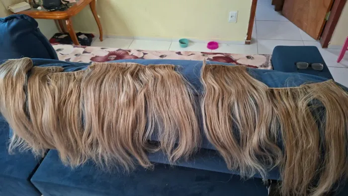 Mega hair cabelo humano brasileiro 40cm