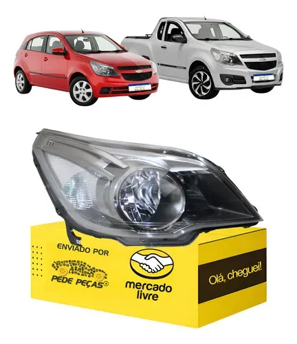 Farol Montana Agile 2010 11 12 13 14 15 16 17 18 A 2021 L.d Direito/passageiro