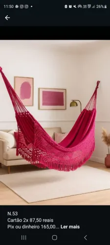 .Rede de descanso para relaxar no seu jardim!