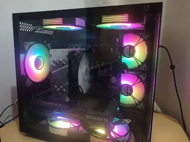 Computador Gamer 5600G + RTX 3060 12GB + 48GB RAM + 1 TERA SSD+ 1TERA HD