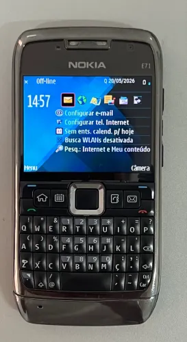 Nokia E71 3G 2008 - funcionando! Raridade 