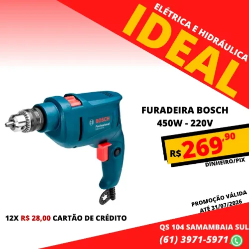 Furadeira Bosch 450w 220v 