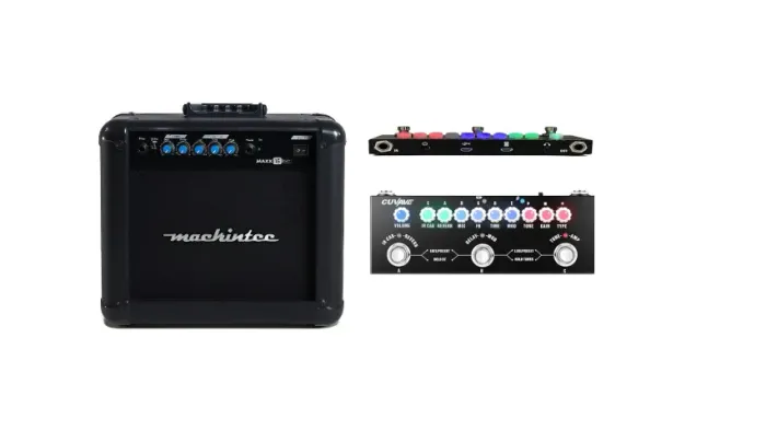 Kit Amplificador Mackintec Maxx 15 + Pedaleira Cube Baby