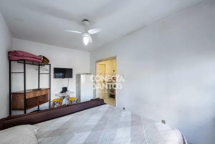 Apto 1 quarto, Boqueirão, Santos, Cod: 2076