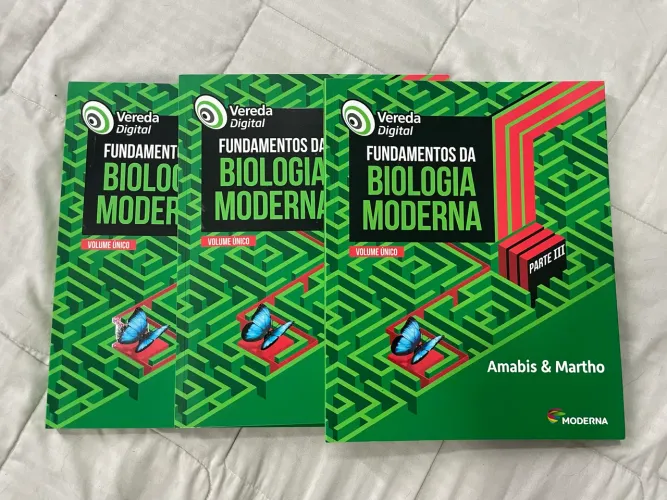 Box de livros Biologia editora Moderna