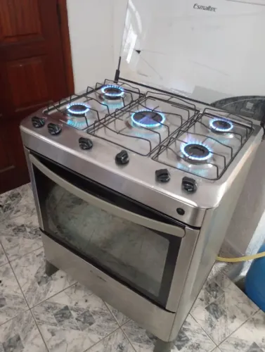 Fogão Esmaltec 5 bocas usado funcionando perfeitamente acendimento automático