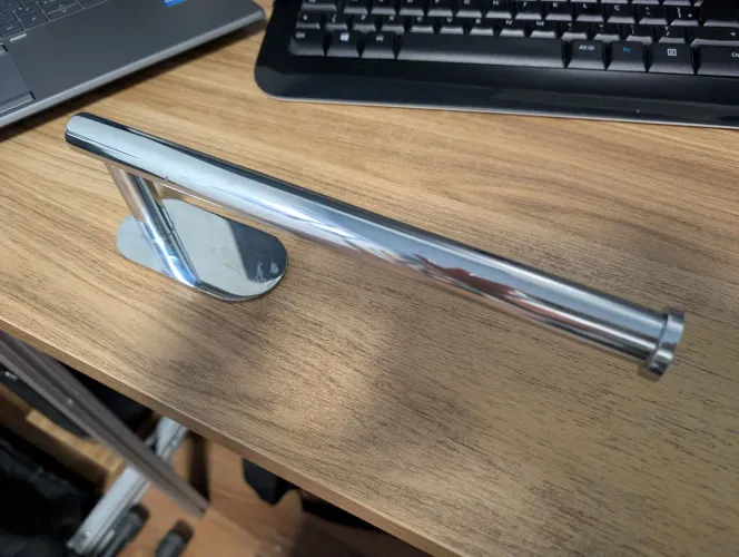 Pendurador Toalha de Rosto pro Banheiro, Inox