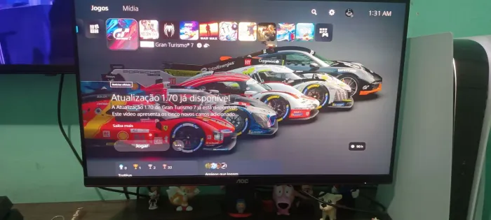 Monitor Gamer AOC 27" 165Hz 1ms - Estado de Novo (Pouco Usado)