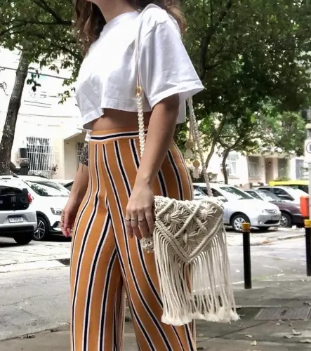 Bolsa de macramê