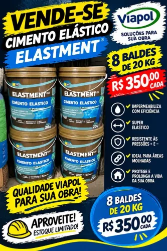 Cimento elastico impermeabilizante