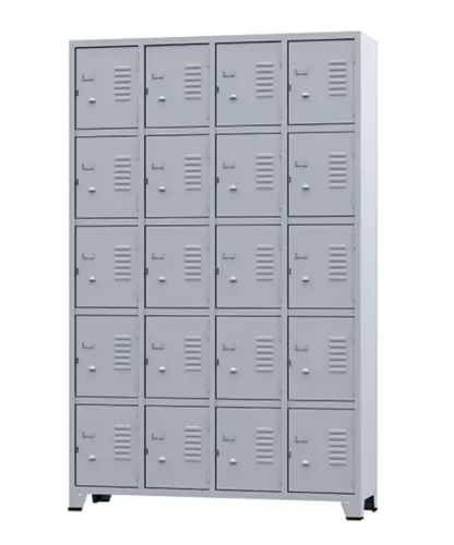 Roupeiro de Aço de 20 Portas Pequenas 1,96x1,23x0,36m DIVIDIMOS EM ATÉ 10X SEM JUROS