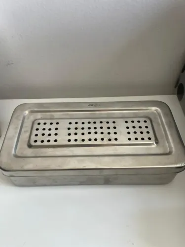 Caixa Inox Perfurada Golgran 285-C 25,5 cm × 10,5 cm × 5 cm