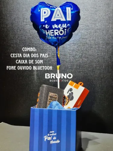 Kit dos pais caixa de som com fone Bluetooth 
