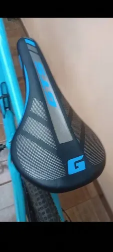 Baco selim GTS bicicleta azul e preto