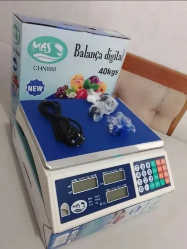 Balança eletrônica comercial 40kg novas garantia de 6 meses