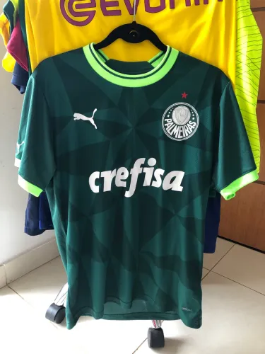 Camisa Palmeiras Home 23/24 Puma - Verde Clássica (Excelente Estado)