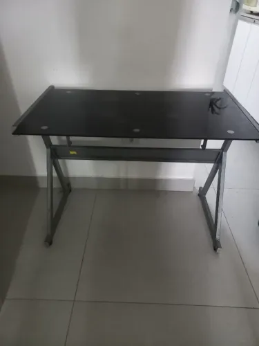 Mesa escritório de vidro