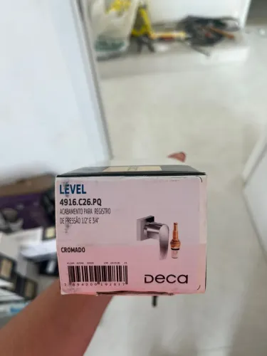 Acabamento para registro de pressão Deca
