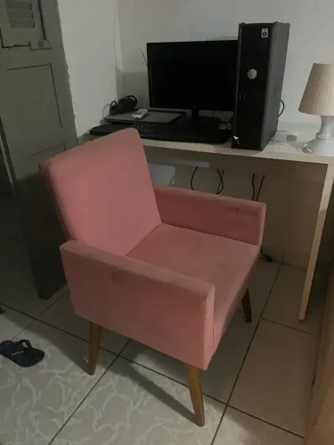 Cadeira rosa