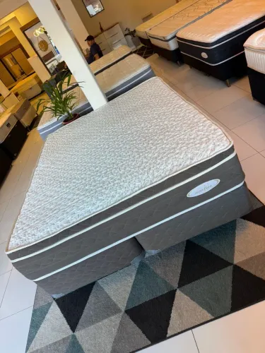 Cama box Queen MAXFLEX SEMINOVO TOP - Entrego!