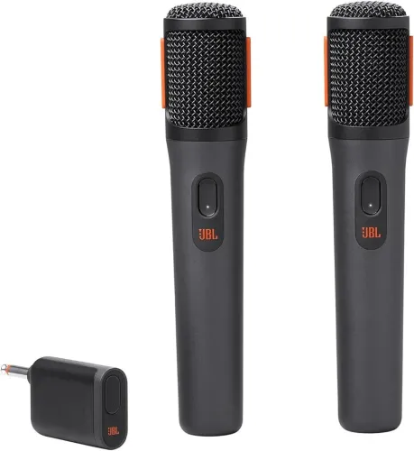 MICROFONE JBL SEM FIO COM BATERIA RECARREGÁVEL 
