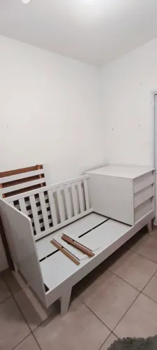 Berço cama branco