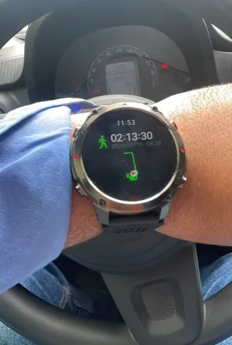 Smartwatch Esportivo GPS 3ATM + Chamadas Bluetooth | NOVO/TESTADO