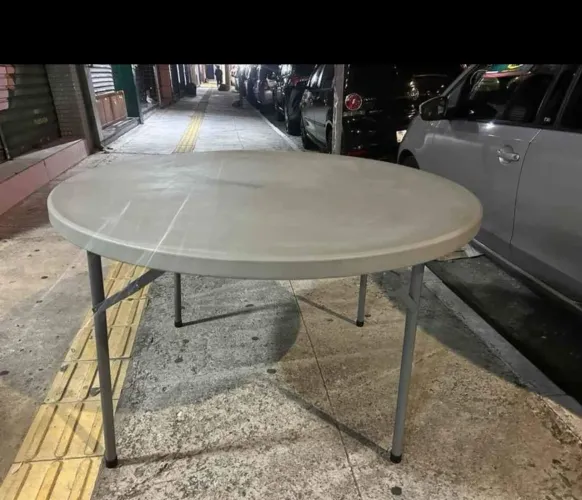 Mesa Redonda Dobrável 120cm - Tipo Buffet / Eventos