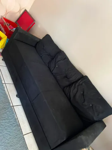 Sofá 3 lugares vira cama