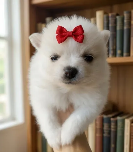 macho e fêmea de spitz alemão 