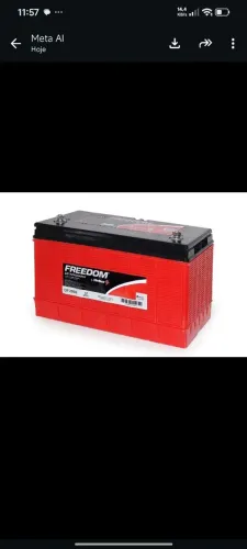 Bateria freedon estacionária.