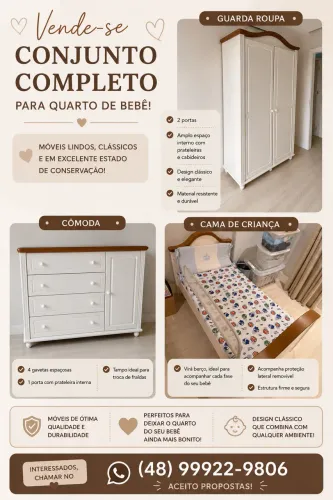 Vendo jogo de quarto infantil ou peças separadas 