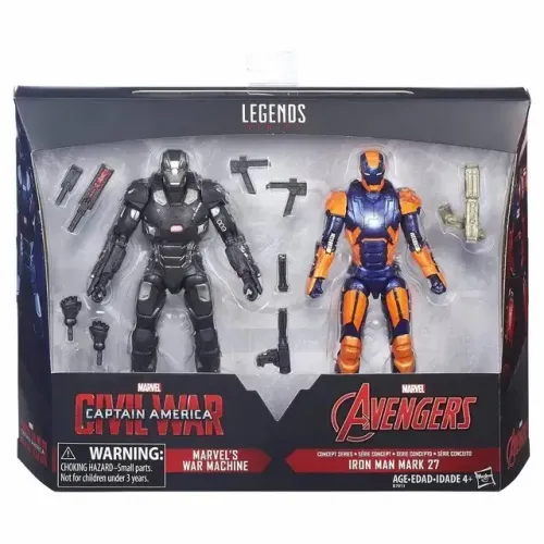 Marvel Legends pack Mar machine e Iron Man mark 27