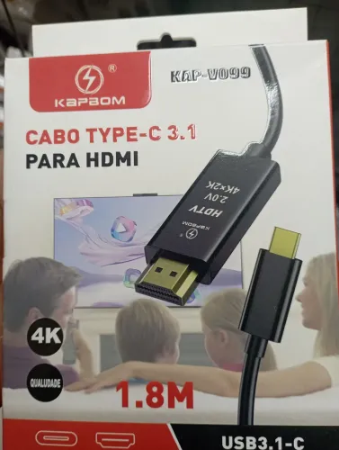 Cabo Tipo C Para Hdmi 1.5metro 4k
