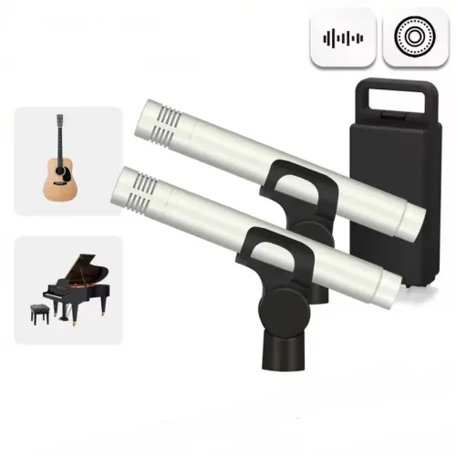 Par de Microfones JML C02 Condensador Super Cardioide