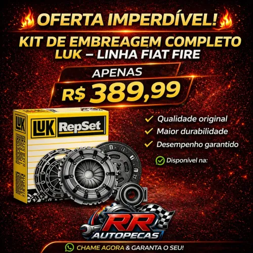 KIT EMBREAGEM LUK COMPLETO FIAT FIRE